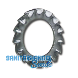 DIN6798A M 6 blank F�cherscheibe aussengezahnt