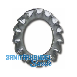 DIN6798A M 8 blank F�cherscheibe aussengezahnt