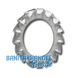 DIN6798A M24 verzinkt F�cherscheibe aussengezahnt