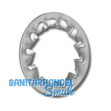 DIN6798J M10 verzinkt F�cherscheibe innengezahnt