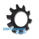 DIN6797V M10 phosphatiert Zahnscheibe versenkt