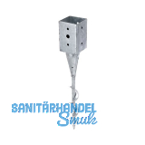 Einschraub-Bodenh�lse 91x91x595 fvz