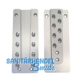 PITZL Schwerlast HVP 120x300x20 mm Aluminium eloxiert