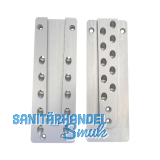 PITZL Schwerlast HVP 120x350x20 mm Aluminium eloxiert