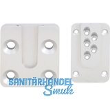 PITZL HVP Betonanschluss 90x100x18 Aluminium eloxiert