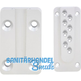 PITZL HVP Betonanschluss 90x140x18 Aluminium eloxiert