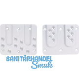 PITZL Doppel HVP 120x100x12 mm Aluminium eloxiert