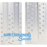 PITZL Doppel HVP 240x450x20 mm Aluminium eloxiert