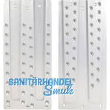 PITZL Doppel HVP 240x550x20 mm Aluminium eloxiert