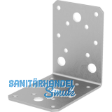 GH Winkelverbinder 65/ 90S ohne Steg / 90x65x90x2,5 - Stahl feuerverzinkt