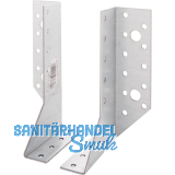 GH Balkenschuh 2-teilig 25x160x2,0 - Stahl feuerverzinkt