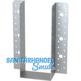 GH Balkenschuh Kombi 05/2,5 aussenliegend 160x200 - Stahl feuerverzinkt