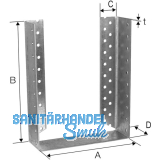 SIMPSON Balkenschuh BSDI 180x220 feuerverzinkt innenliegend mit Bewertung