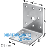 SIMPSON Winkelverbinder AC 35350 / 50x50x35mm feuerverzinkt