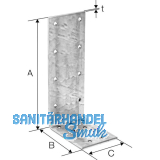 SIMPSON Winkelverbinder AJ 60416 / 164x84x60mm feuerverzinkt