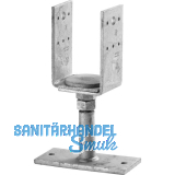 SIMPSON St�tzenfuss PVDB 120G-B h�henverstellbar feuerverzinkt mit Bewertung