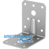 GH Winkelverbinder 55/ 70S mit Steg / 70x55x70x2- Edelstahl A4