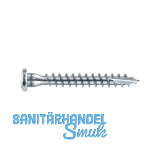 EUROTEC Winkelbeschlagsschraube / CSA Schraube 5.0 x50 TX20 - Stahl verzinkt