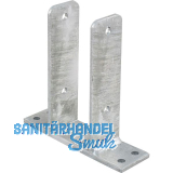 PITZL Pfostenanker f�r Zaunpfosten LW: 81 / Typ 11044.0081 feuerverzinkt