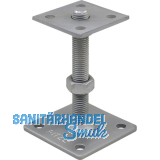 PITZL Pfostentr�ger Typ 11009.0181 ZiNiP m. Gewindestange verschwei�ter Mutter