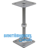 PITZL Pfostentr�ger Typ 11009.0200 ZiNiP beschichtet mit Gewindestange