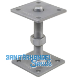 PITZL Pfostentr�ger Typ 11013.0100 ZiNiP beschichtet mit Gewindestange