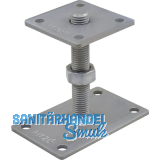 PITZL Pfostentr�ger Typ 11013.1100 ZiNiP beschichtet mit Gewindestange