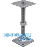 PITZL Pfostentr�ger Typ 11013.0200 ZiNiP beschichtet mit Gewindestange