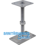PITZL Pfostentr�ger Typ 11013.1200 ZiNiP beschichtet mit Gewindestange