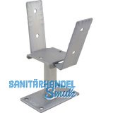 PITZL Pfostentr�ger Typ 10923.1000 ZiNiP beschichtet rechts/links