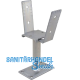PITZL Pfostentr�ger Typ 10923.1100 ZiNiP beschichtet rechts/links