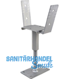 PITZL Pfostentr�ger Typ 10924.1330 ZiNiP beschichtet rechts/links