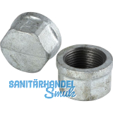 Temperguss Kappe 1 Zoll EN 10241