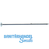 SPEED II Holzbauschraube Flachkopf 10x300 TG TX50 verzinkt-blau