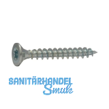 SECOTEC Spanplattenschraube Torx Senkkopf 3,5X35 verzinkt-blau VG, KP-200