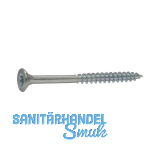 SECOTEC Spanplattenschraube Torx Senkkopf 4.5x 35 verzinkt-blau TG, KP-100