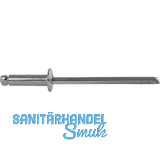 ISO15983 Blindniete Flachrundkopf 5.0x40 Edelstahl mit Edelstahldorn