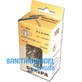 ISO15977 GESIPA Blindniete Mini-Pack 5.0X10 Aluminium/Stahldorn Flachkopf