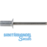 Dichtniete Senkkopf 4.8x 14 Aluminium mit Edelstahldorn