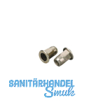 Blindnietmutter Flachrundkopf Teilsechskant offen M 4 HEX FK Edelstahl