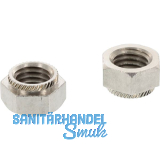 Setzmutter M 5 Edelstahl A2 Kragenh�he 0.9