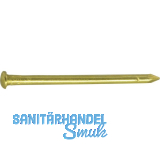 Nagel / Drahtstift Halbrundkopf 1.5x13 Messing blank