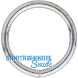 Geschwei�te Ringe 4.0 mm Edelstahl A4