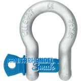 Sch�kel Hochfest geschweift mit Augenbolzen NG 7/16'' feuerverzinkt