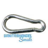 Feuerwehr-Karabiner verzinkt �hnl. DIN5299C 5/ 50