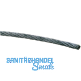 Drahtseil DIN3055 � 4 mm 6x7 Litzen + 1 FE verzinkt