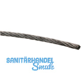 Drahtseil DIN3060 � 2 mm 7x19 Litzen - Edelstahl A4