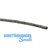 Drahtseil DIN3060 � 5 mm 7x19 Litzen - Edelstahl A4