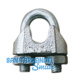 Drahtseilklemme �hnl. DIN741 verzinkt Seil � 8 mm