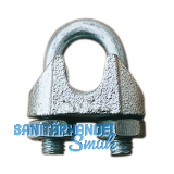 Drahtseilklemme �hnl. DIN741 verzinkt Seil � 26 mm
